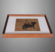 望城书画装裱配框服务案例